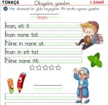 anetil  gurubu okuma ve yazma