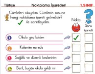 Noktalama İşaretleri Çalışma Etkinliği
