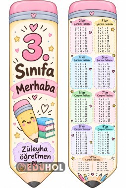 3.sınıf kitap ayracı