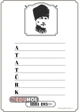 10 KASIM ATATÜRK AKROSTİŞ