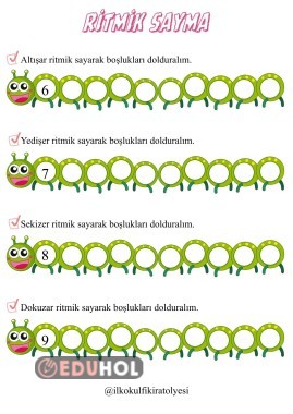 RİTMİK SAYMA ETKİNLİĞİ