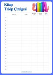 KİTAP TAKİP ÇİZELGESİ