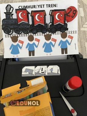 3 boyutlu Cumhuriyet Treni Kalıp 2