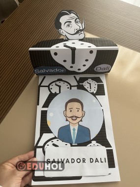 Salvador Dali ( ayakta duran saat) kalıp 1
