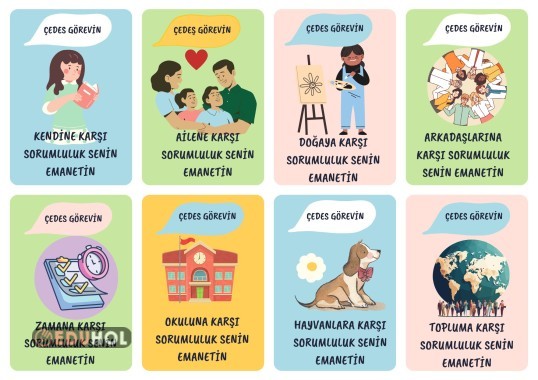 ÇEDES KASIM AYI 1. HAFTA ETKİNLİK KARTI