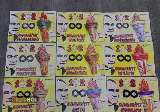 Cumhuriyet Bayramı boyama