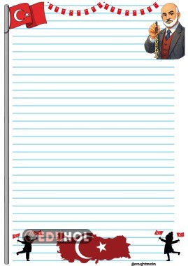 İstiklal Marşı şiir şablonu