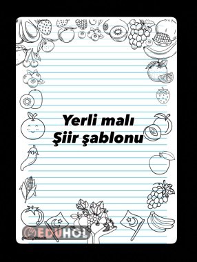 Yerli malı şiir şablonları