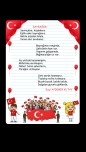 Bayrak Şiiri ve şiir şablonu
