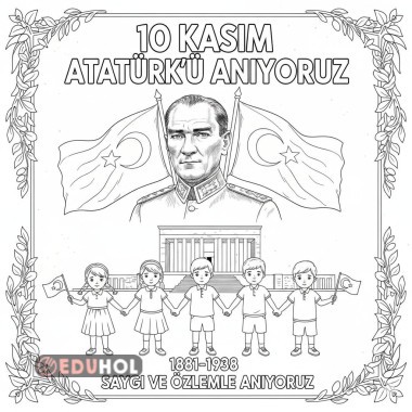 10 KASIM BOYAMA SAYFALARI