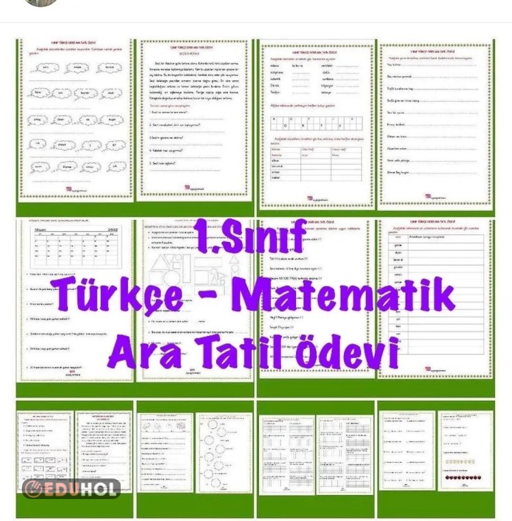 1.Sinif 2.Donem Ara Tatil Mate... | Eduhol - Ders Videoları İzle Online ...