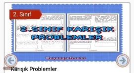 2.sınıf karışık problemler