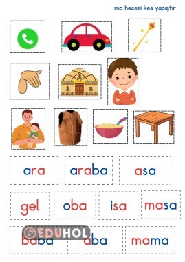 Ma Hecesi Kes Yapıştır Basara Yöntemi