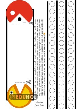 sayma,rakam - nesne,az çok, sarı-turuncu -kırmızı