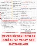 3. Sınıf Fen Bilimleri Ses Kaynakları
