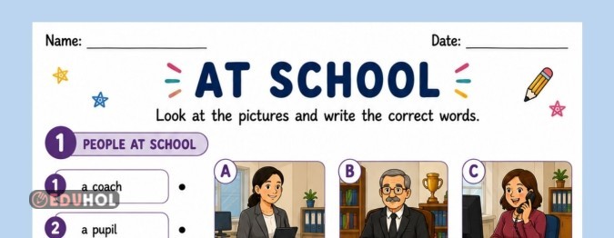 5th  Grade Theme 1 People and Places at school and Where are They? Worksheet