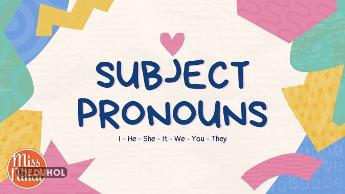 Subject Pronouns Slide