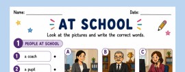 People and Places at School - Worksheet
