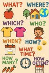 Wh- Questions Poster