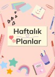 Haftalık plan dosya kapağı