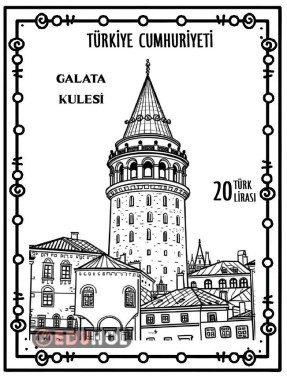 Maarifin Kalbinde Çocuk - Pul Tasarımı