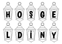 Hoş Geldin Ya Şehri Ramazan Pano Yazısı