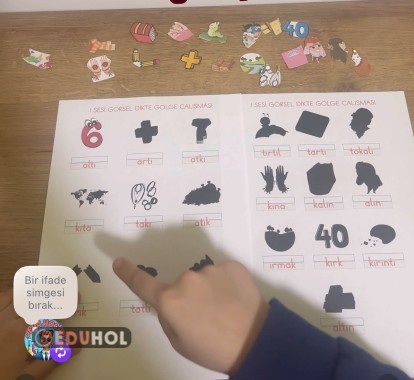 I sesi gölgeli görsel dikte