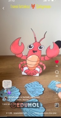 I SESİ ISTAKOZ MATERYALİ KELİME VE CÜMLELER