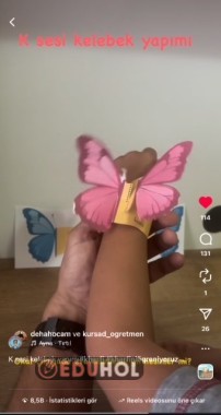 K SESİ KELEBEK BİLEKLİK