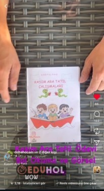 KASIM ARA TATİL ÇALIŞMA KİTAPÇIĞI