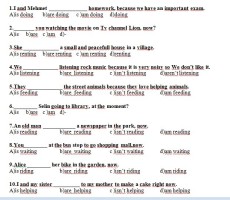 Present Continuous Tense_6th grade