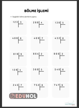 BÖLME İŞLEMİ