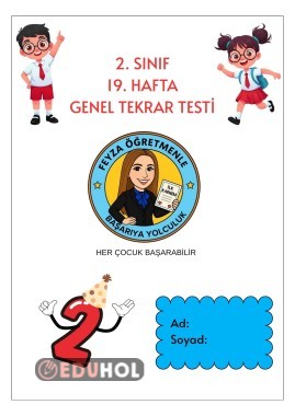 2. SINIF 19. HAFTA DEĞERLENDİRME TESTİ