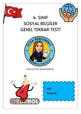 4. SINIF SOSYAL BİLGİLER GENEL TEKRAR TESTİ