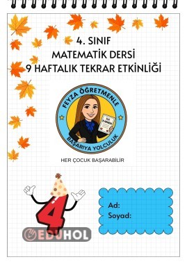 KASIM TATİLİ MATEMATİK 9 HAFTALIK TEKRAR ETKİNLİĞİ
