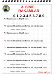 3. SINIF RAKAMLAR ETKİNLİĞİ (ÇÖZÜMLÜ HAZIRLANMIŞTIR.)