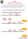 3. SINIF TERS İŞLEM PROBLEMLERİ