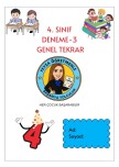 4. SINIF GENEL TEKRAR DENEMESİ-3