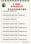 4. SINIF RAKAMLAR ETKİNLİĞİ ( ÇÖZÜMLÜ HAZIRLANMIŞTIR.)