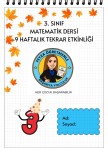 KASIM TATİLİ MATEMATİK DERSİ 9 HAFTLIK TEKRAR ETKİNLİĞİ
