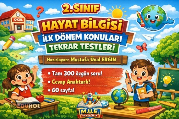 2. Sınıf Hayat Bilgisi İlk Dönem Konuları Tekrar Testleri