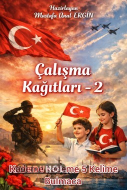 Bayrak Sevgisi Teması için Çalışma Kağıtları -2- BULMACALI