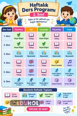 Haftalık Ders Programı
