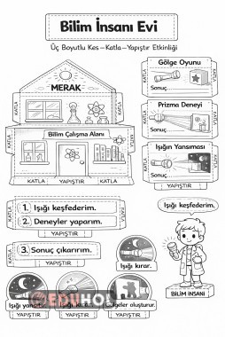 Işık Deney Kes Yapıştır