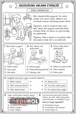 Okuduğunu Anlama Sorumluluk