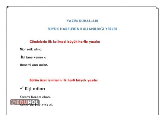 Yazım Kuralları ve Noktalama