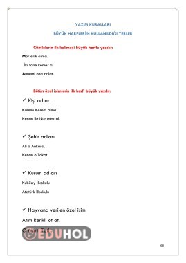 Yazım Kuralları