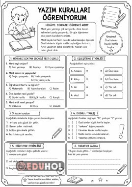 Yazım Kurallarını Öğreniyorum