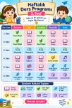 Haftalık Ders Programı