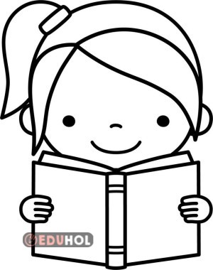 Kitap Okuyan Kız Öğrenci